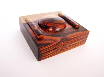 Cocobolo Wood Pill Box : $975