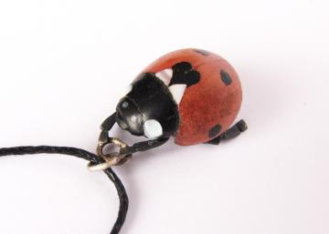 Ladybird Pendant with Mother of Pearl : $231