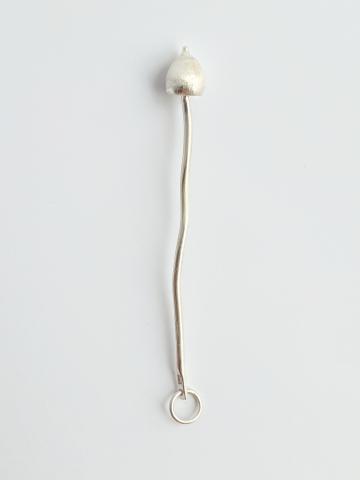 Magic Mushroom Liberty cap Pendant or Keyring Necklace NEW smaller DESIGN Introductory OFFER Solid Silver Handmade : $44