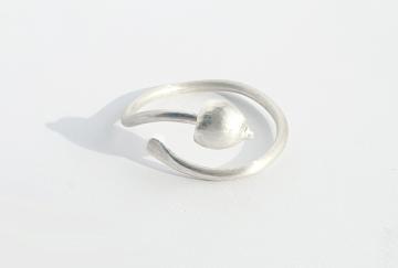 Liberty Cap Silver Ring Magic Mushroom - Adjustable : $43