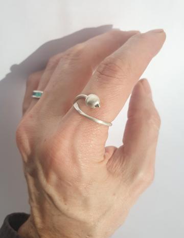 Liberty Cap Silver Ring Magic Mushroom - Adjustable : $43